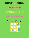 best books sudoku puzzle for kids from ages 8-12: Sudoku Puzzle Book For, Kids Total 188 to solve Includes solutions with 8x5 INCH