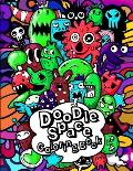 doodle space coloring book: : Relaxing & Inspiration Coloring Book For Adults and Kids