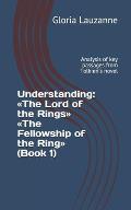 Understanding: The Lord of the Rings The Fellowship of the Ring (Book 1): Analysis of key passages from Tolkien's novel