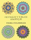 Mandalas Y Dibujos Arabesque Para Colorear: libro de colorear gran formato 21,59 X 27,94 cm (A4), 35 dibujos para desestresarse y desarrolar la creati