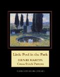 Little Pool in the Park: Henri Martin Cross Stitch Pattern