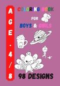 Coloring Book for Boys and Girls: Kids Coloring Activity