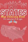 50 States map coloring activity book for everyone of all ages: All American states map mandala coloring book for days and weeks engaging entertainment