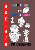 Coloring Book for Boys and Girls: Kids Coloring Activity
