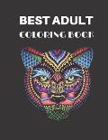 Best Adult Coloring Book: animal adult coloring book of 80 pages Size 8.5 11