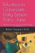 Montessori Classroom Daily Lesson Plans: June: Antarctica/Summer/Insects and Spiders/Ecology & Conservation