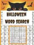 Halloween Word Search: Large Print Halloween Word Search Puzzle Book For Adults - Halloween Activity Book
