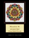 Mandala 56: Geometric Cross Stitch Pattern
