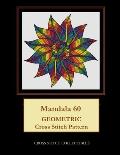 Mandala 60: Geometric Cross Stitch Pattern