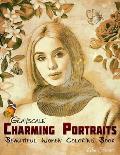 Grayscale Charming Portraits - Beautiful Women Coloring Book: 33 Hand-Drawn Illustrations for Relaxation and Stress-Relief for Adults