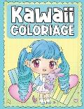 Coloriage Kawaii: Livre de Coloriage des Personnages Trop Mignons et Adorables Pour Enfants 3-9 Ans
