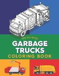 The ultimate garbage trucks coloring book: Great gift for garbage trucks lovers - Highly detailed models