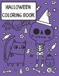 Halloween Coloring Book: For Adults and Kids - 30 Unique Drawings - Jack-O-Lanterns - Skeletons - Ghosts - Haunted Houses - Cats and More