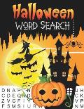 Halloween Word Search: Large Print Word Search Book for Adults with 40 Halloween Themed Puzzle, Halloween Gift Idea