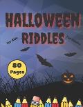 Halloween Riddles: Funny Activity Book For Kids Teens And Adults Halloween Word Search Mazes Stress Relieving Relaxation Meditation