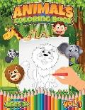 Animals Coloring Book: Vol.1: For Kids Ages 3+