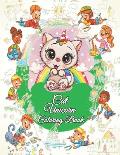 Cat Unicorn Coloring Book: I Love Cat Unicorn Coloring Book for kids