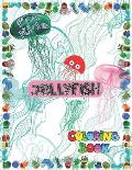 Jellyfish coloring book for kids: Sea Life Ocean Jellyfish Animals Big Coloring Books For Toddlers, Kid, Baby, Early Learning, PreSchool, ... Easy For