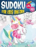 Sudoku for kids unicorn: Easy and Fun Activity for Childen 6 to 12 with 270 sudoku with Solutions - Increase Memory and Logic