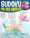 Sudoku for kids DINOSAUR: Easy and Fun Activity for Childen 6 to 12 with 270 sudoku with Solutions - Increase Memory and Logic