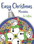 Easy Christmas Mandalas for Lefties: to Color and Share with People You Love