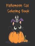 Halloween Cat Coloring Book: Halloween Cat Coloring Book for Toddlers, Kids, Teens, Adults - Halloween Coloring Book for Stress Relieve and Relaxat