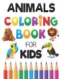 Animals Coloring book For Kids: Animals Coloring Book for Kids ages 3-9 and Toddlers, Sea & Ocean Creatures, Wild Animals, Pets and Much More
