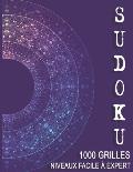 Sudoku 1000 grilles: 100 Grilles de Sudoku Moyen de grande taille - Niveau: facile-moyen - difficile - diabolique-Expert