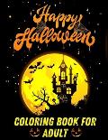 Halloween Coloring Book for Adult: Halloween Designs for Stress Relief and Relaxation, Funny Halloween Gift for Adults, Gift for Halloween
