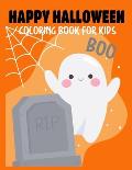 Hello Halloween Coloring Book for Kids: Adorable Coloring Pages of Halloween Creatures and Characters for Kids - Toddlers, PreK, Kindergarten, or Elem