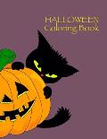 Halloween Coloring Book: Kids Halloween Book, Ages 4-8, With: Monsters Skeletons Magic
