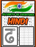 Alfabeto de escritura hindi: Cuaderno de ejercicios de pr?ctica de escritura en hindi para caracteres indios - Tamil - Varnamala