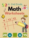 2nd Grade Math Worksheets: 2nd Grade Math Workbooks For Kids, Digits 0-20, Addition And Subtraction Workbook, Math Worksheets 2nd Grade And K