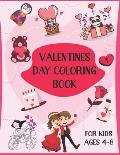 Valentines Day Coloring Book for Kids Ages 4-8: A Fun Love Coloring Book Gift for kids