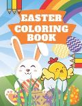 Easter Coloring Book: For Kids 4-8 Bunny, Basket Stuffer And Many More