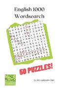 English 1000 Wordsearch: English Booster for English Language Learners (Book 1)