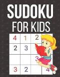 Sudoku For Kids: An Amazing Sudoku Puzzles Activity Book for Smart Kids Ages 4-8