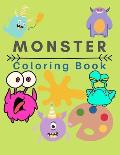 Monster coloring book