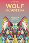 wolf coloring book: an unique Adult Coloring Book with mandala and wolf, Adults Wolves Design in Mandala.