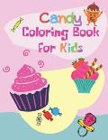 Candy coloring book for kids