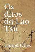 Os ditos do Lao Tsŭ