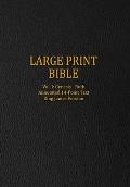 Large Print Bible: Vol. I: Genesis - Ruth - Annotated 14-Point Text - King James Version