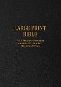Large Print Bible: Vol. V: Matthew - Revelation - Annotated 14-Point Text - King James Version