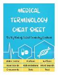 MEDICAL TERMINOLOGY CHEAT SHEET - The Big Book of Medical Terminology Workbook - 2900+ Terms, Prefixes, Suffixes, Root Words, Abbreviations, Word Sear
