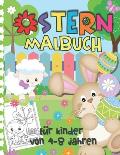 Ostern Malbuch f?r Kinder von 4-8 Jahren: S??e und Lustige Ostern Malvorlagen mit Hasen, Ostereiern, L?mmern & Mehr