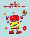 A Robot Coloring Book For Kids