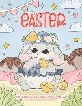 Easter Coloring Book for Kids Ages 2-5: 2021 Easy Easter Day Coloring book for kids ages 4-8 {Cute and Fun Images!}
