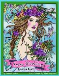 Fairy Wedding: Fairy Wedding Coloring Book by Deborah Muller. Beautiful, dreamy and whimsical fairies ready to color.