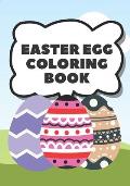 Easter Egg Coloring Book: Kids Easter Activity Book With Egg Coloring and Word Search