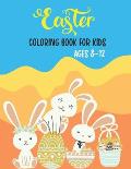 Easter Coloring Book For Kids Ages 8-12: Great Easter Basket Stuffers For Kids Party Favors White Elephant Gift